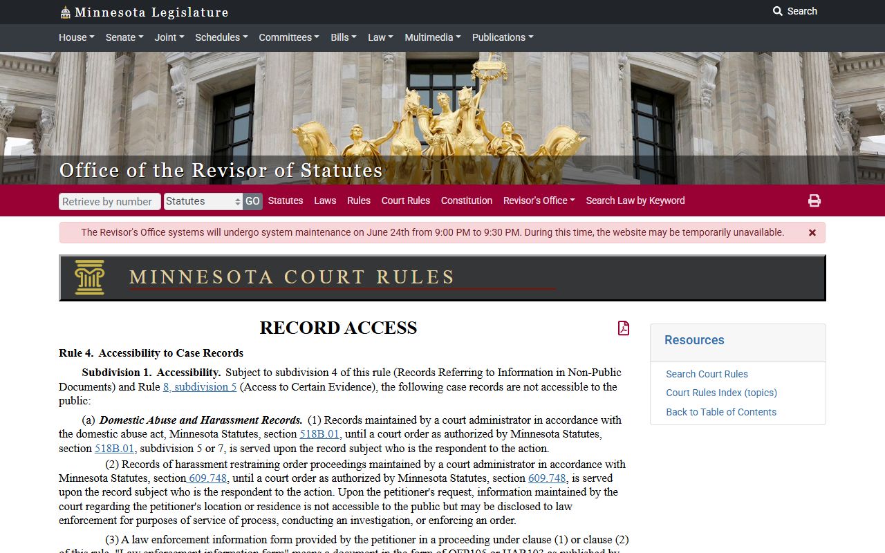 Cook County court records Rule 4 restricted records