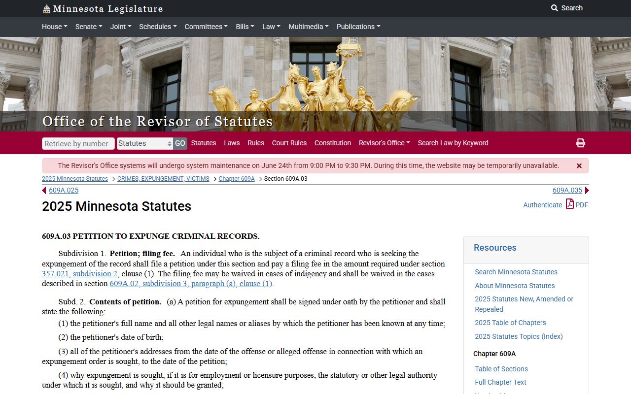 Cook County criminal court records expungement petition statute