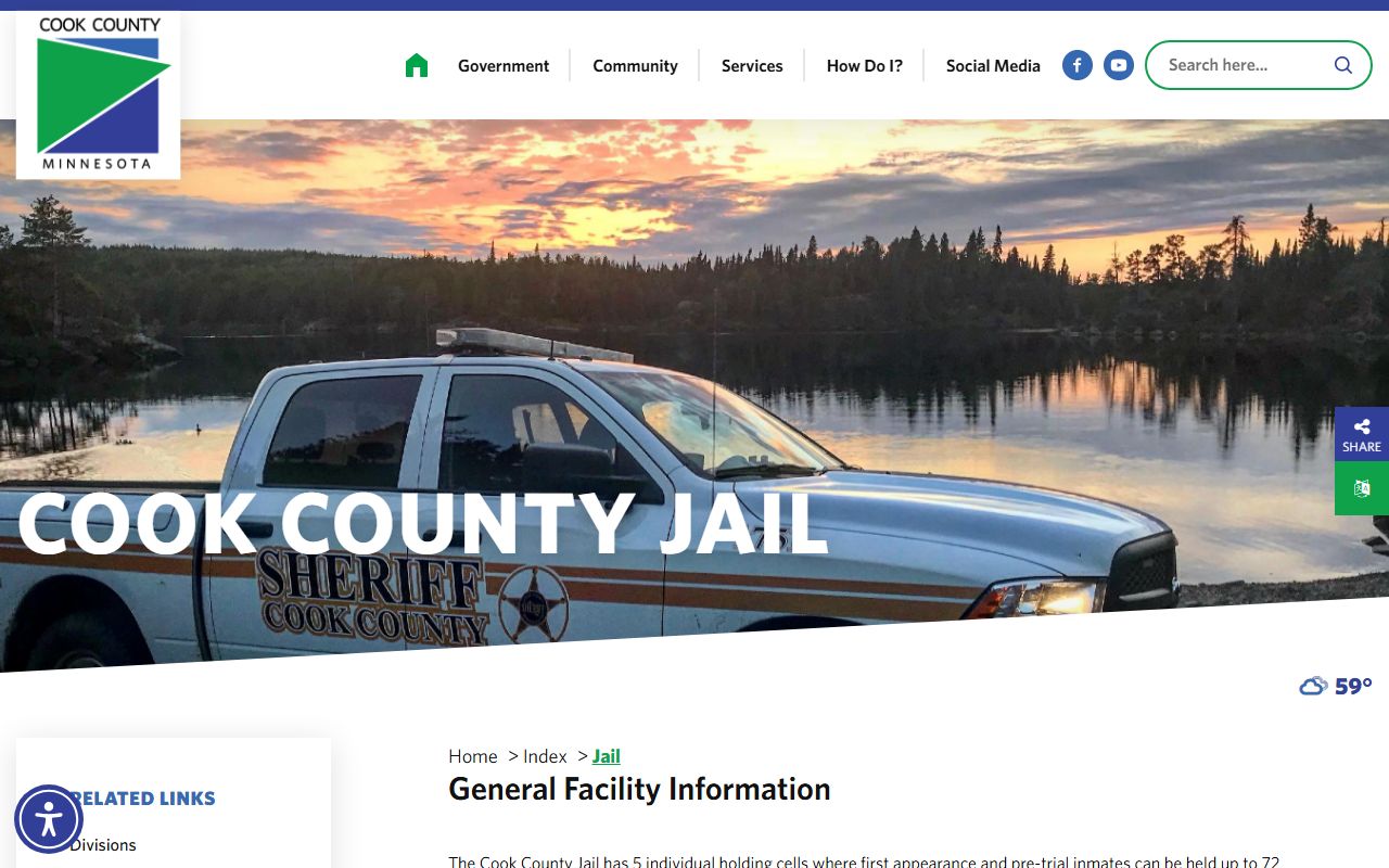 Cook County inmate records jail facility information
